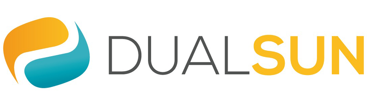 logo de l'entreprise Dualsun, leader français de la conception de panneaux photovoltaïques - poseurs Performances Renouvelables Mâcon